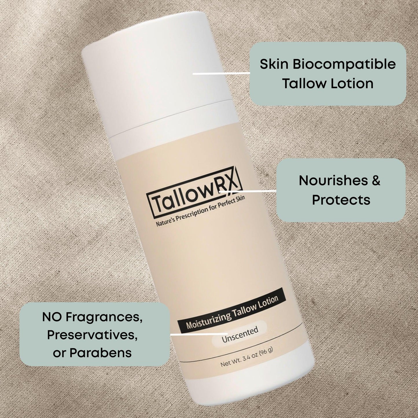 Tallow Lotion - 3.4 oz