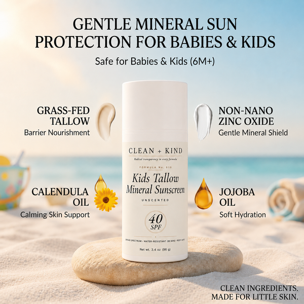 Kids Mineral Sunscreen SPF 40 for Sensitive Skin