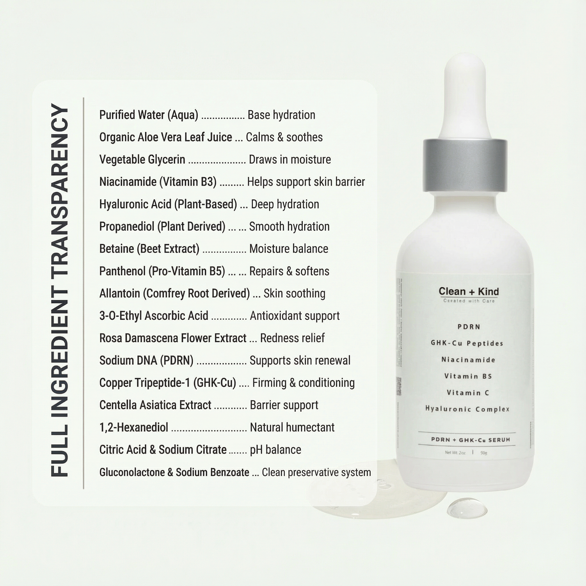 ghk-cu ph PDRN GHK-Cu Serum for Firming & Skin Repair