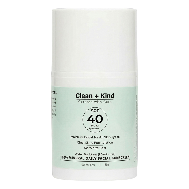 Untinted Daily Moisturizing Sunscreen – SPF 40