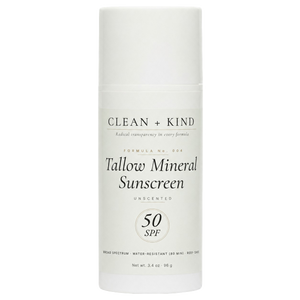 Tallow Mineral Sunscreen SPF 50 – Broad Spectrum UVA/UVB