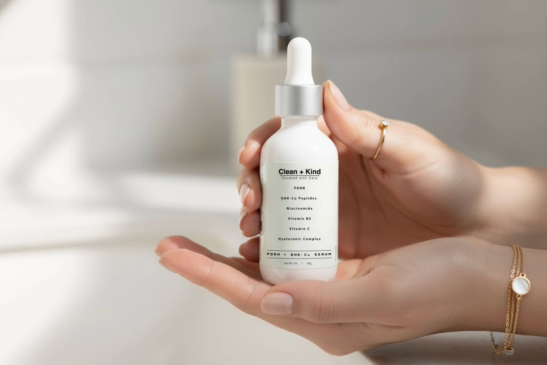 PDRN GHK-Cu Serum for Firming & Skin Repair | Clean + Kind PDRN GHK-Cu Serum for Firming & Skin Repair | Clean + Kind