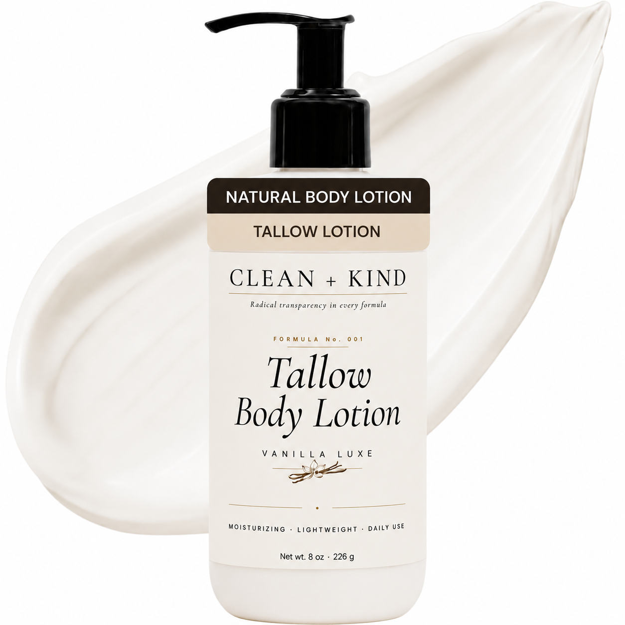 Tallow Lotion Vanilla